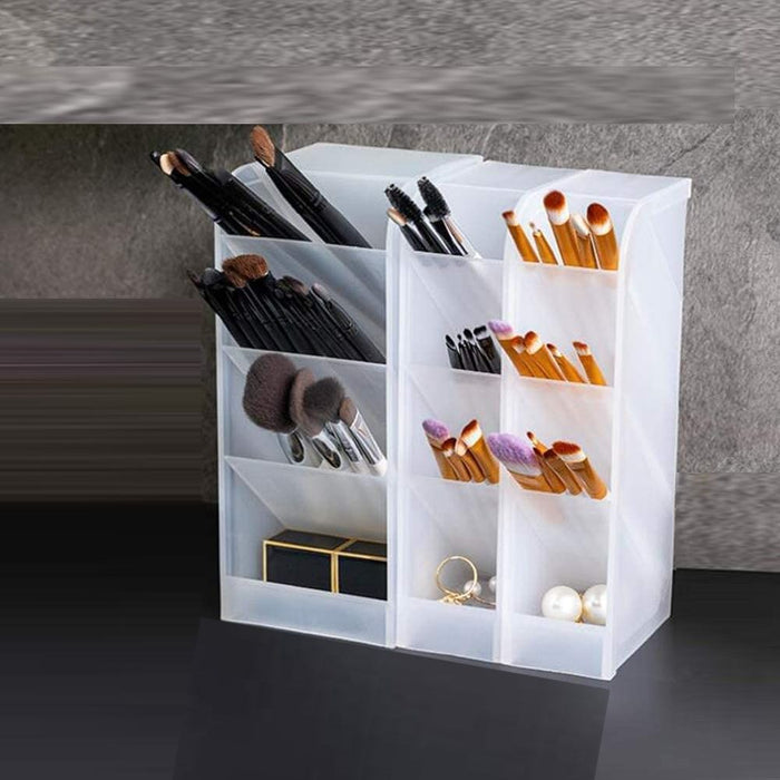 2 Pack Desktop Storage For Office And School Clear Colors