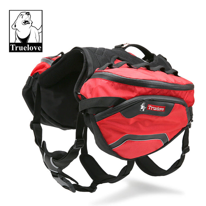 Truelove No-Pull Dog Sleek Sports  Puppy Backpack Red S