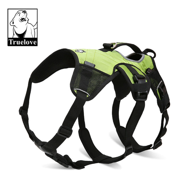 Truelove No-Pull Dog Sleek Sports  Puppy Backpack Neon Yellow L