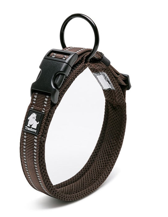 Truelove Front Range Outdoor Handle Puppy Dog Heavy Duty Reflective Collar Brown 3XL
