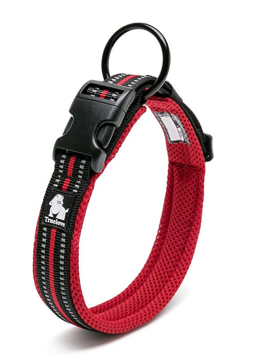 Truelove Front Range Outdoor Handle Puppy Dog Heavy Duty Reflective Collar Red L