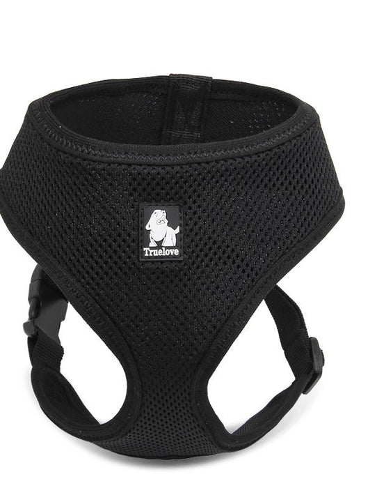 Truelove Everyday Dog Adjustable Lightweight Skippy Pet Harness Black M