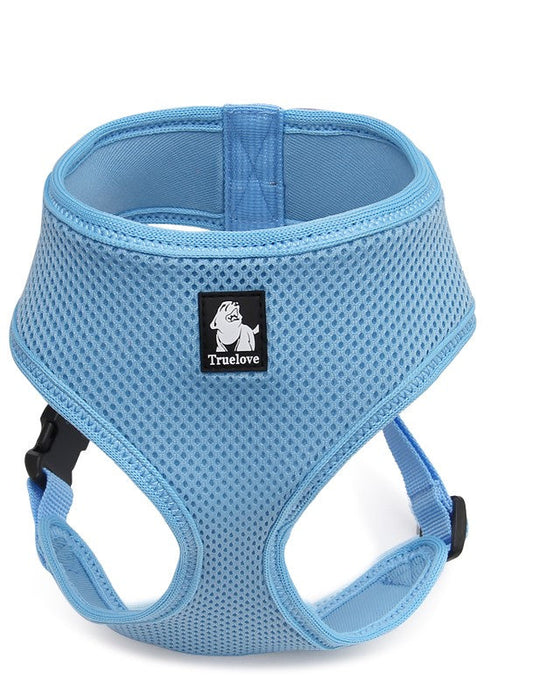 Truelove Everyday Dog Adjustable Lightweight Skippy Pet Harness Blue M