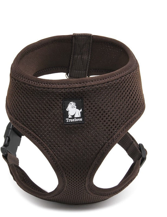 Truelove Everyday Dog Adjustable Lightweight Skippy Pet Harness Brown XL