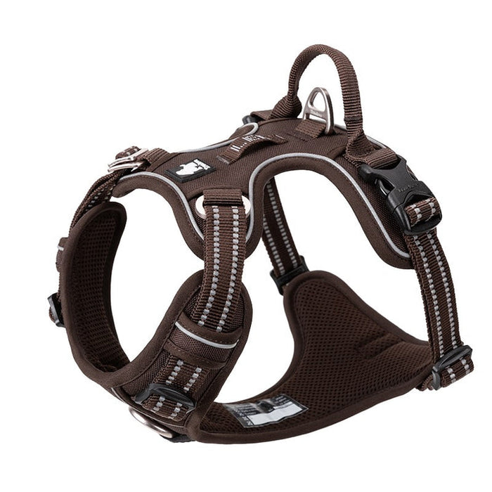 Truelove Adventurer Dog Doggie Adjustable No Pull Harness Brown M