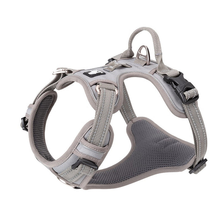 Truelove Adventurer Dog Doggie Adjustable No Pull Harness Grey S