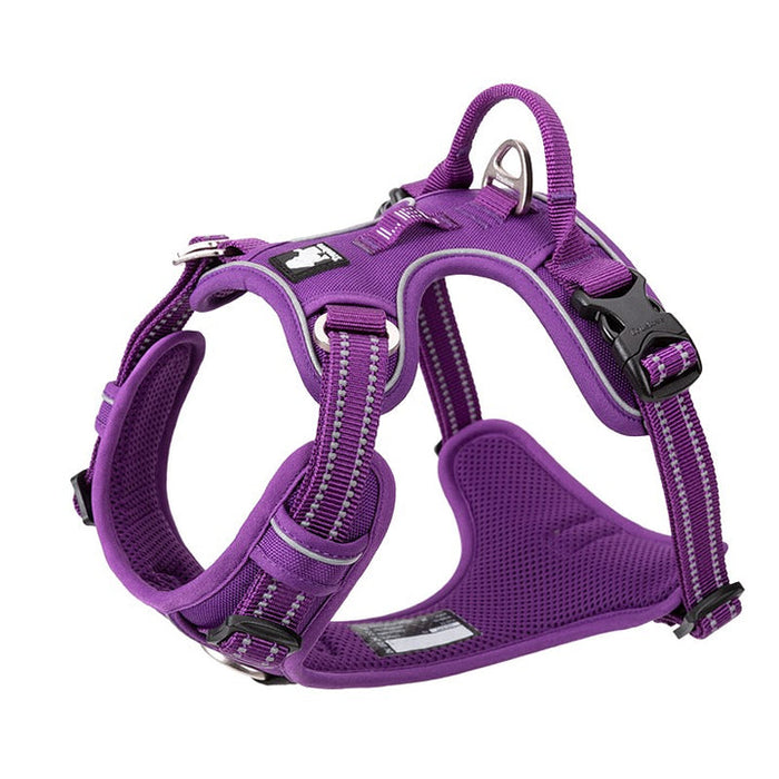 Truelove Adventurer Dog Doggie Adjustable No Pull Harness Purple M