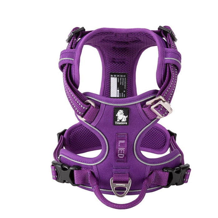 Truelove Adventurer Dog Doggie Adjustable No Pull Harness Purple XS