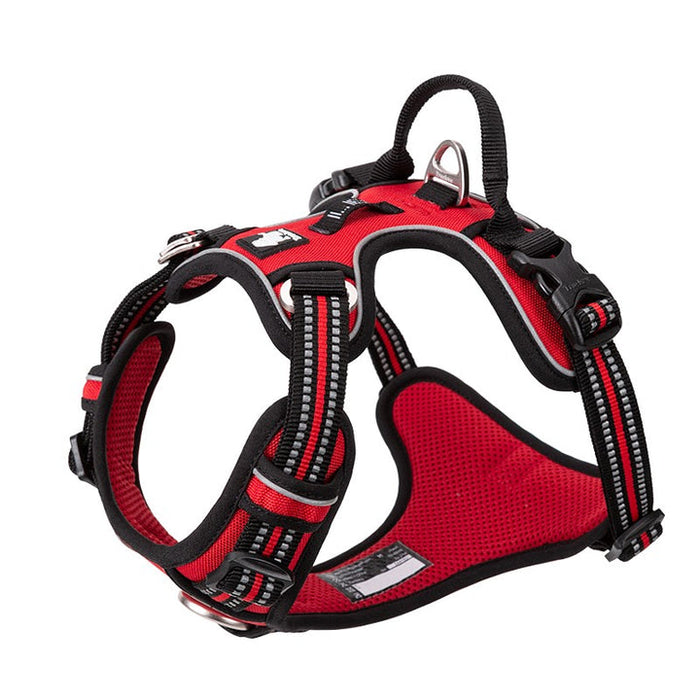 Truelove Adventurer Dog Doggie Adjustable No Pull Harness Red L