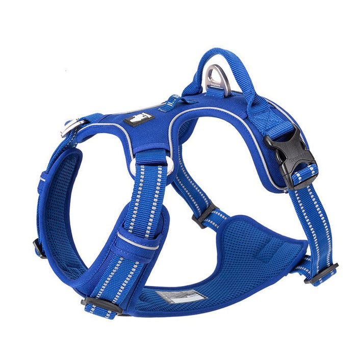 Truelove Adventurer Dog Doggie Adjustable No Pull Harness Royal Blue L