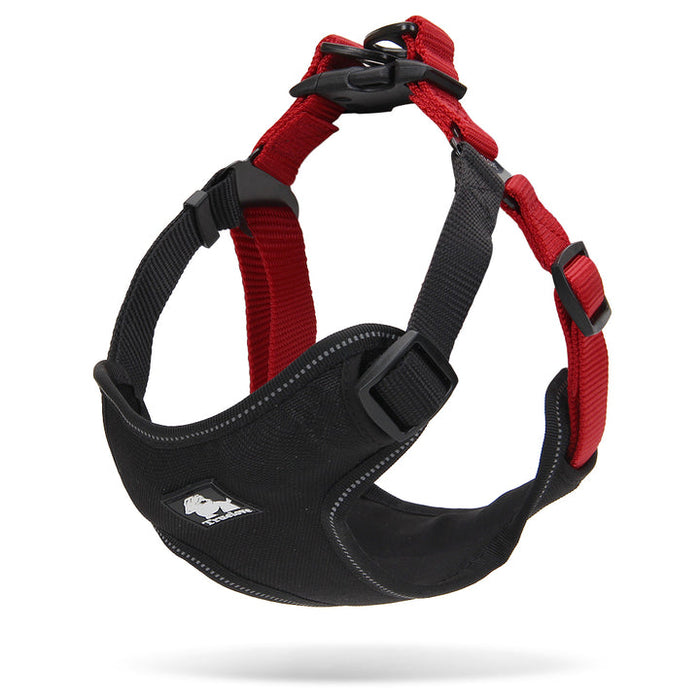 Truelove No-Pull Dog Sleek Sports  Puppy Urban Harness Black/Red S