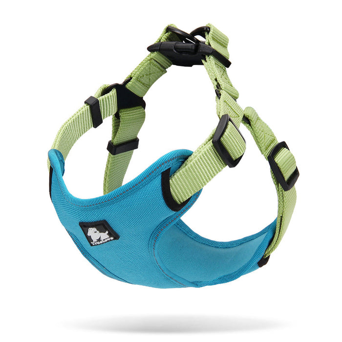 Truelove No-Pull Dog Sleek Sports  Puppy Urban Harness Blue/Green S