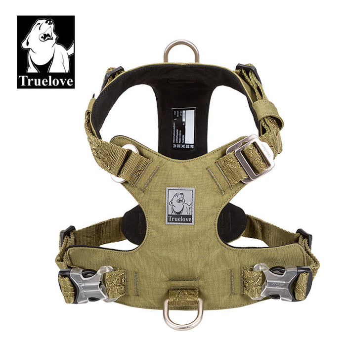 Truelove No-Pull Dog Sleek Sports  Puppy Lightweight Harness Army Green 2XS