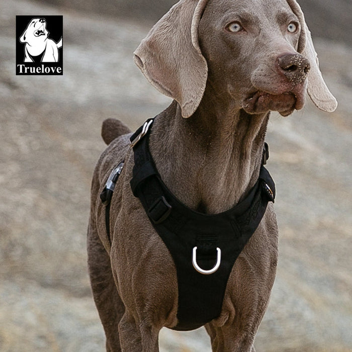 Truelove No-Pull Dog Sleek Sports  PuppyLightweight Harness Black L