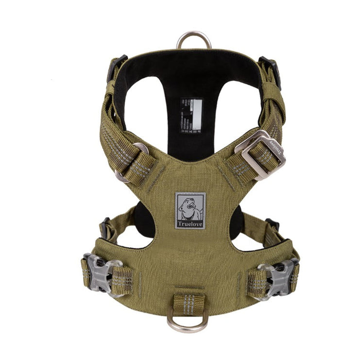 Products Truelove No-Pull Dog Sleek Sports Puppy Lightweight 3M reflective Harness Army Green S