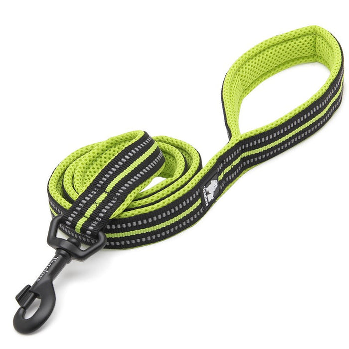 Truelove Pet  Nylon Dog Lead With Handle Reflective Pet Leash 2 meters Yellow L