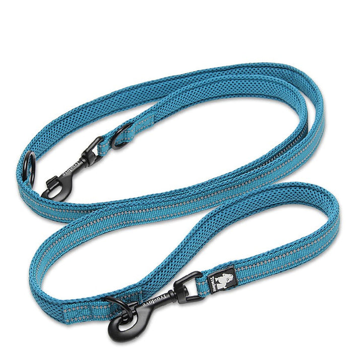 Truelove 7 in 1 Multi-function Adjustable Dog  Function Leash Blue S