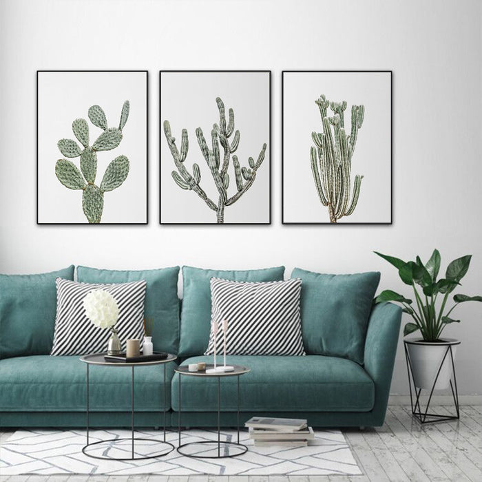 Wall Art 80cmx120cm Desert 3 Sets Black Frame Canvas