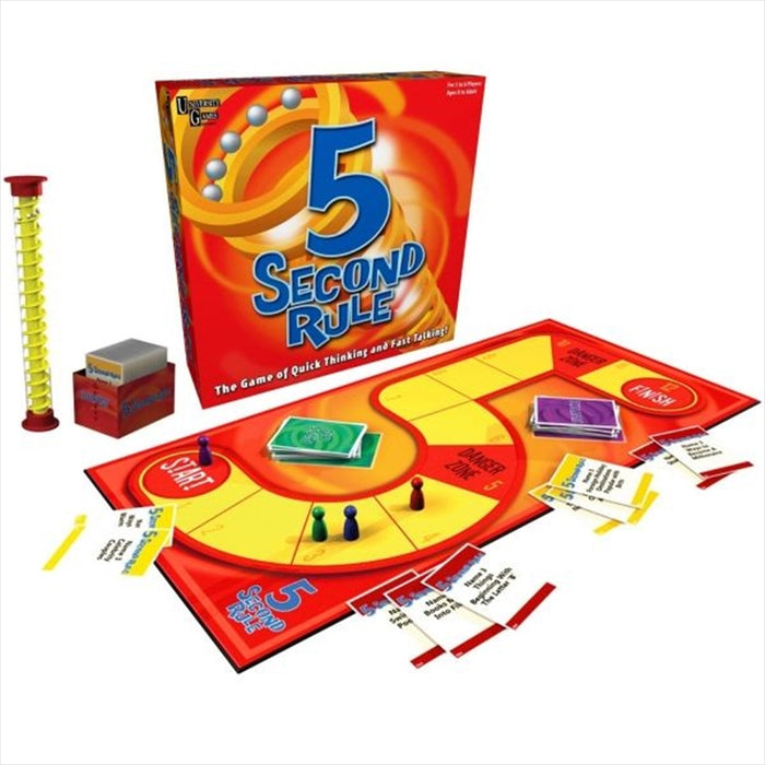 5 Second Rule Board Game Brand New Sealed UGames 8+ Players 2-6