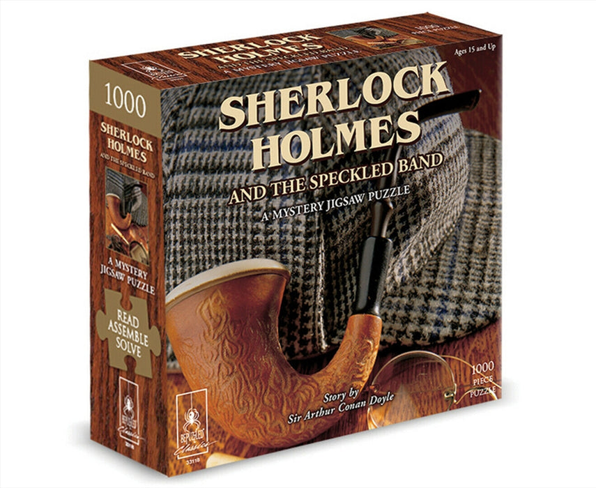 Sherlock Holmes With Book - 1000 Piece Puzzle Jigsaw Puzzle Kids Fun Adult Toy Gift 1000pc