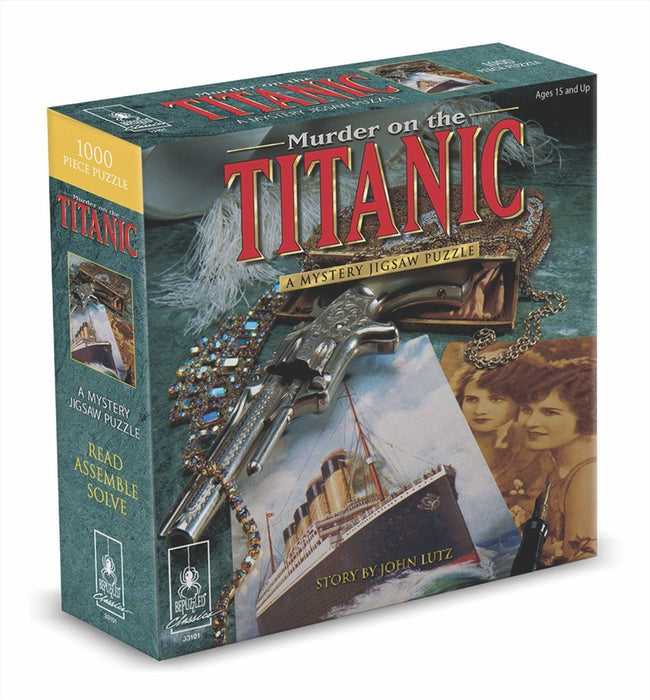 Murder On The Titanic 1000 Piece Puzzle Jigsaw Puzzle Kids Fun Adult Toy Gift 1000pc