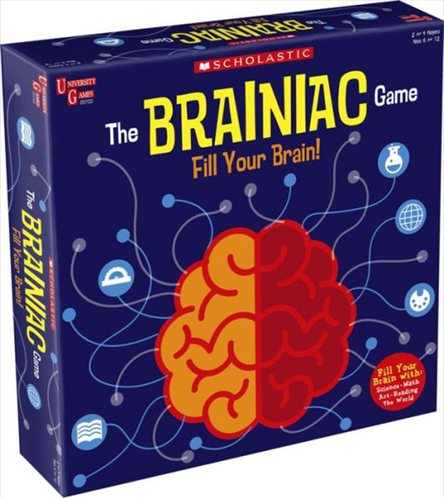 Brand New & Sealed The Scholastic Brainiac Game: Fill Your Brain - Ages 6 & Up