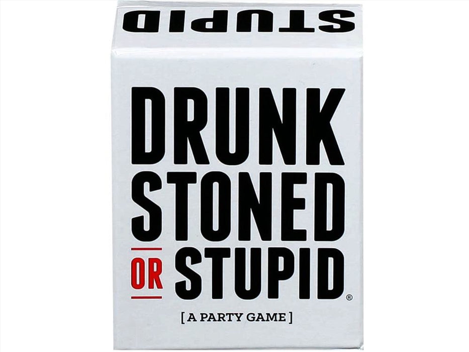 Drunk Stoned Or  Stupid Funny New Adult Drinking Card Party Game Ages 17+