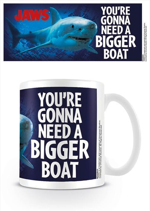 Jaws - Bigger Boat You're Gonna Need a Bigger Boat Jaws Themed Coffee Tea Ceramic Mug