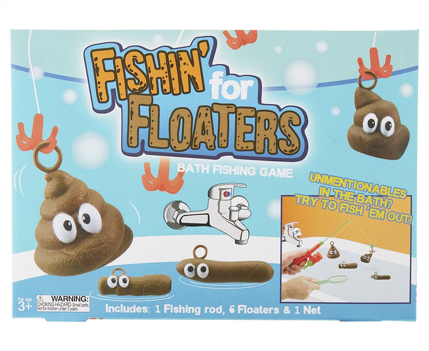 Fishing for Floaters Bath Fishing Game Bathroom Tub Fishing Poo Floaters Toilet Bath Fun