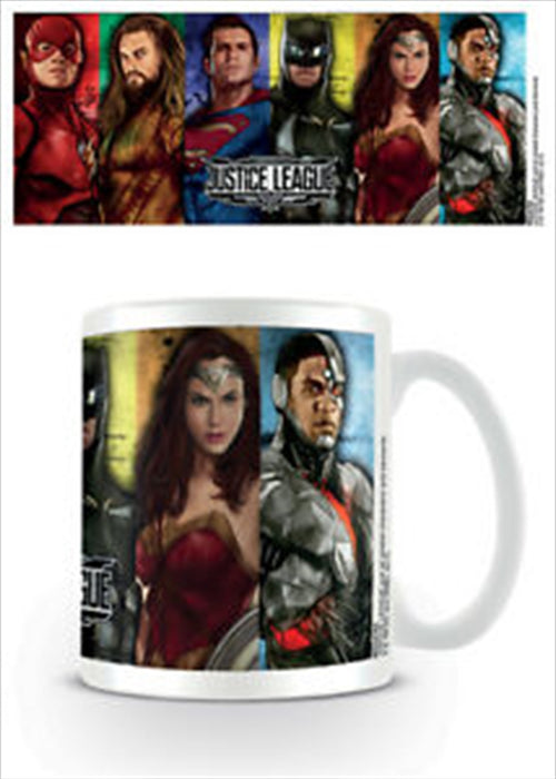 Justice League - Hero Stripes Tea and Coffee Mug Home Office Best Gift  Tea Cup Novelty Gift