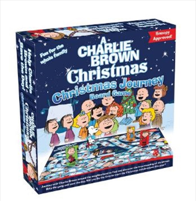 Peanuts Charlie Brown Christmas Board Game Ages Eight Years and Up