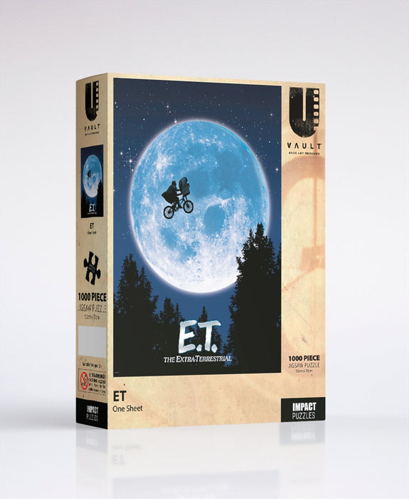 E.T. Moon Shadow 1000 Puzzle Jigsaw Kids Fun Adult Toy Gift 1000pc