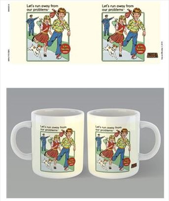Steven Rhodes - Let's Run Away Tea and Coffee Mug Home Office Best Gift  Tea Cup Novelty Gift