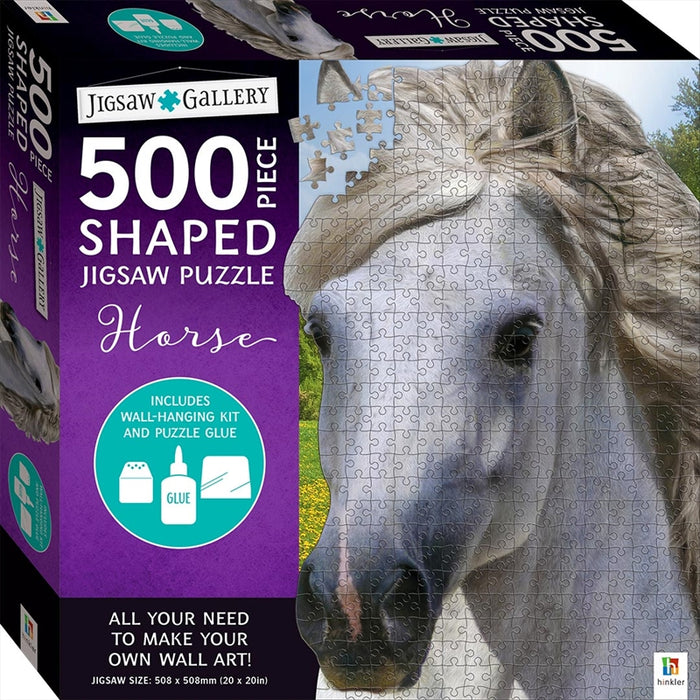 Horse 500 Piece Shaped Jigsaw Puzzle Hinkler Jigsaw Gallery 500-Piece Shaped Jigsaw Puzzle