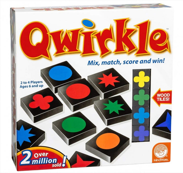 Qwirkle Game Mix Mtach Toy Play Game Educational Fun Learning Kids Children Gift