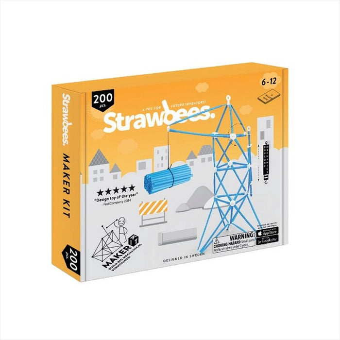 Maker Kit Strawbees Maker Builder Kit - 100 Straws and 100 Connectors Set BRAND NEW
