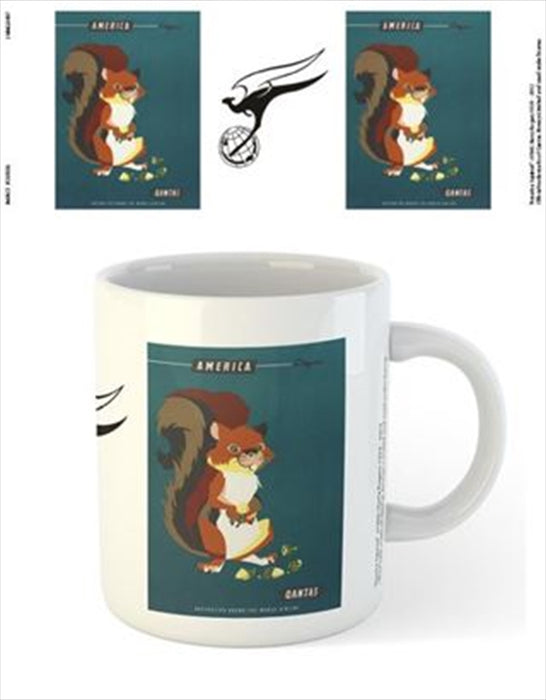 Qantas - America Squirrel Tea and Coffee Mug Home Office Best Gift  Tea Cup Novelty Gift