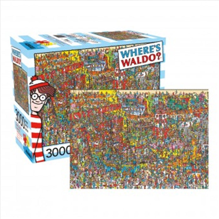Where's Waldo 3000 Piece Puzzle Jigsaw Puzzle Kids Fun Adult Toy Gift 1000pc
