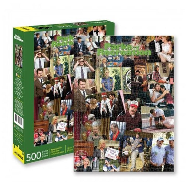 Parks And Recreation Collage 500 Piece Puzzle Jigsaw Puzzle Kids Fun Adult Toy Gift 500pc