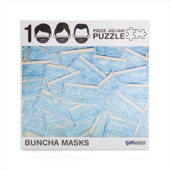 Buncha Masks 1000 Piece Jigsaw  Jigsaw Puzzle Kids Fun Adult Toy Gift 1000pc