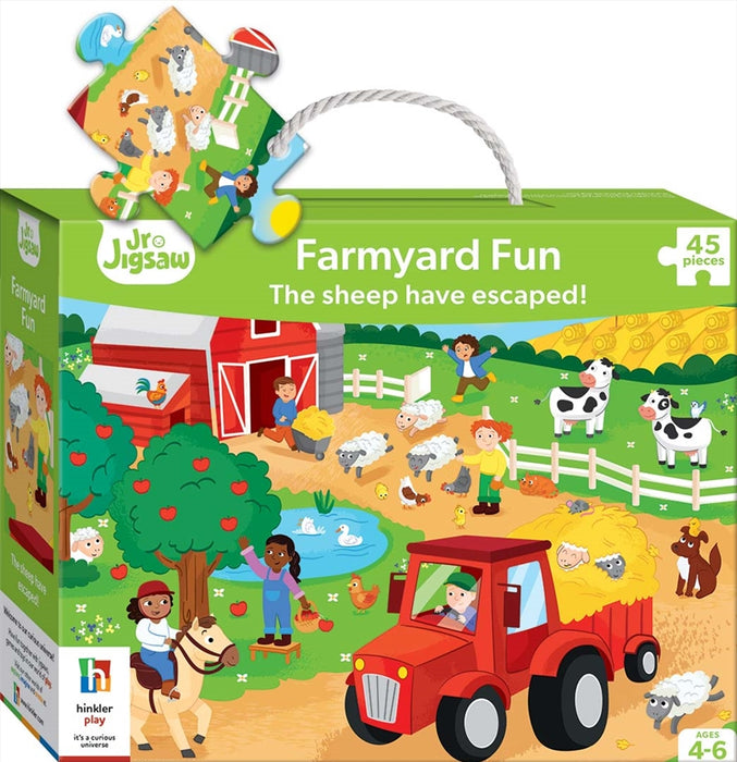 Farmyard Fun 45 Piece Puzzle Jigsaw Puzzle Kids Fun Adult Toy Gift