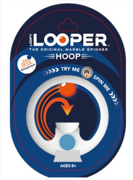 Loopy Looper Hoop  Blue Orange Marble Spinner Game Hoop New in Package