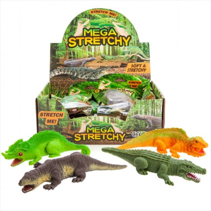 Mega Stretchy Reptile Soft Stretch Me Perfect Stress Relief Item