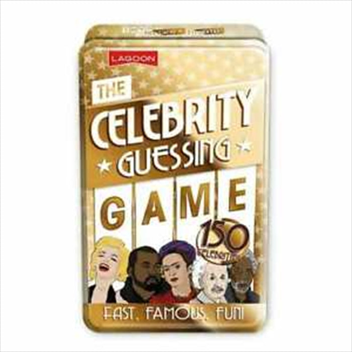 New - The Lagoon Group Celebrity Guessing Game Tin - Ages 8+ | 4+ players