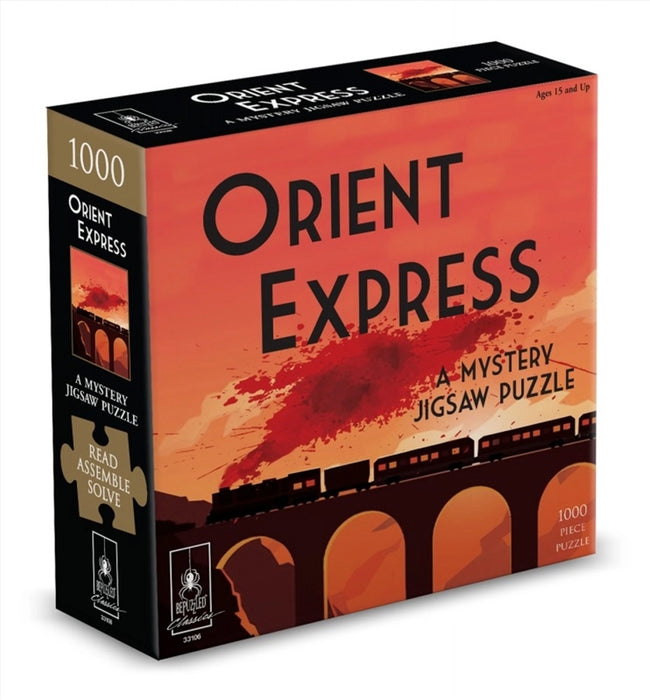 Orient Express Mystery Puzzle - 1000 Piece Jigsaw Puzzle Kids Fun Adult Toy Gift 1000pc