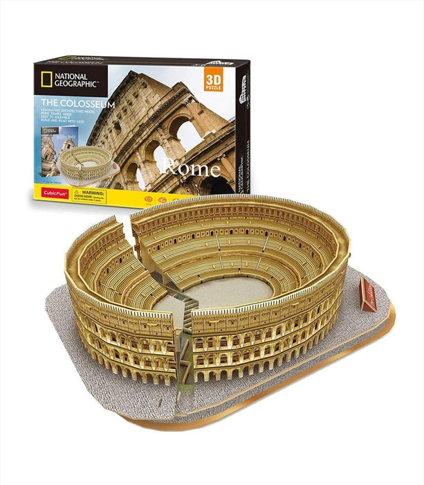 National Geographic Rome Colosseum 3D Puzzle 131 Piece  Puzzle: 3d National Geographic 131p