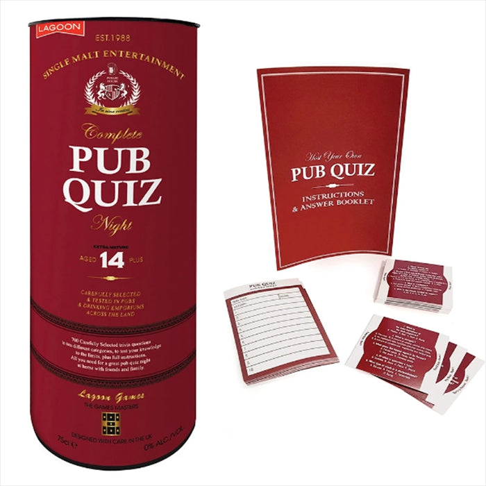 Pub Quiz Great Gift For Dad Or Grandpa 14 And Older