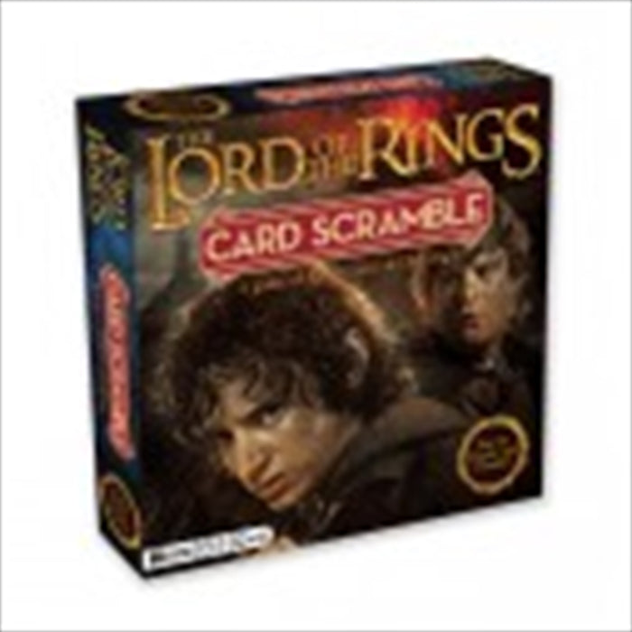 Lord Of The Rings Card Scramble Board Game A Game Of Collection & Strategy New