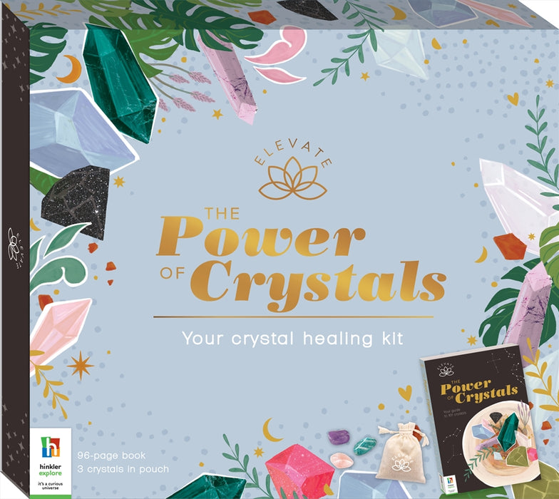 Elevate: The Power of Crystals Kit 96-page Book Increase Your Energy Flow