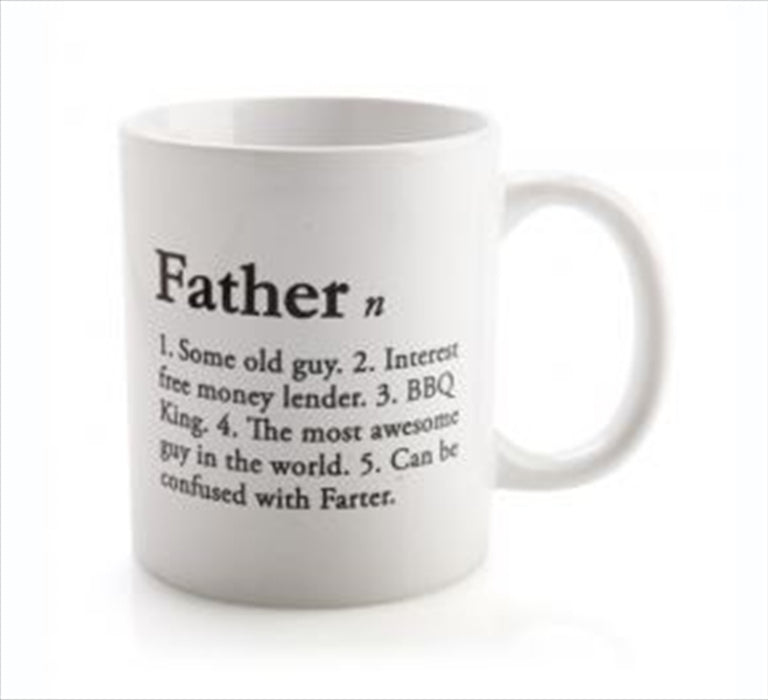 Father Definition Coffee Mug Tea and Coffee Mug Home Office Best Gift  Tea Cup Novelty Gift